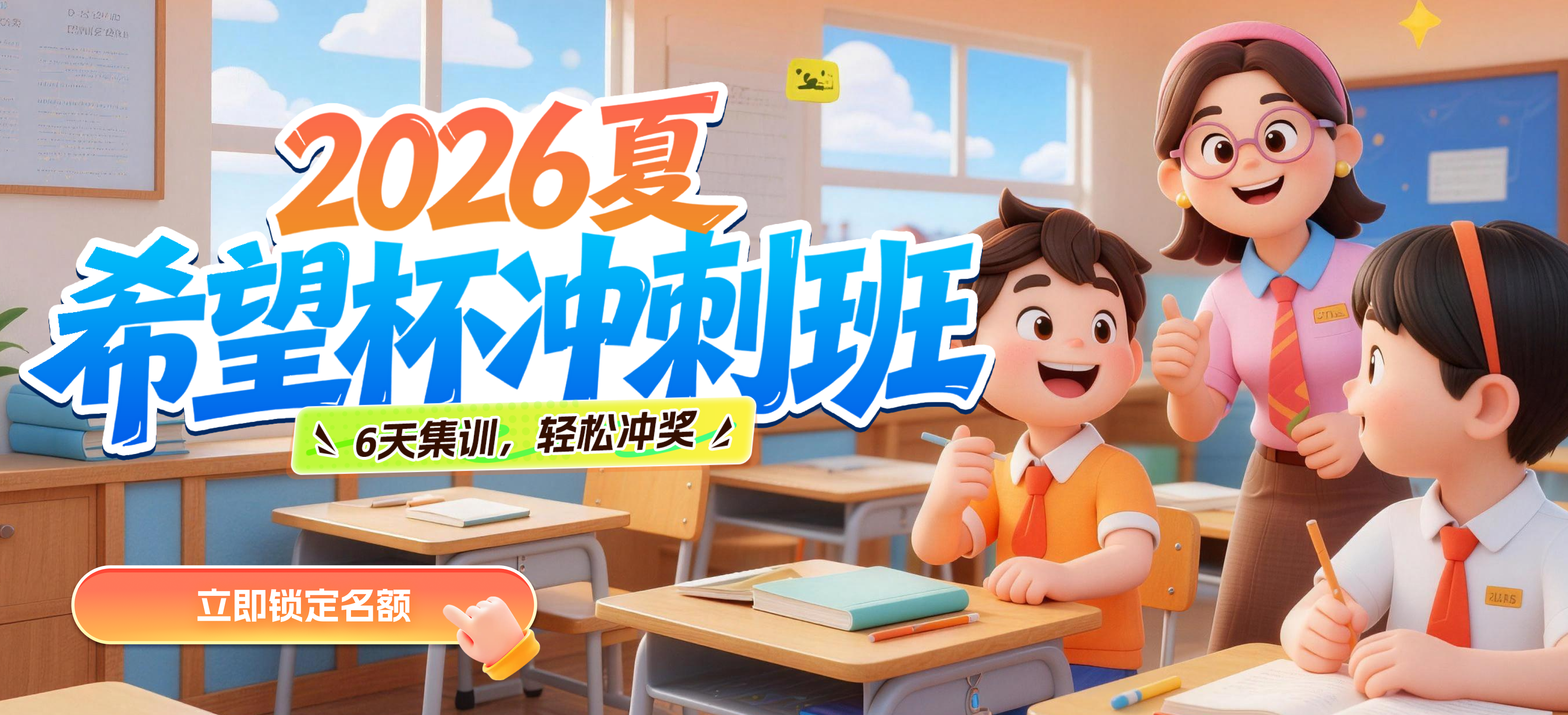 2026夏希望杯冲刺班-轮播banner